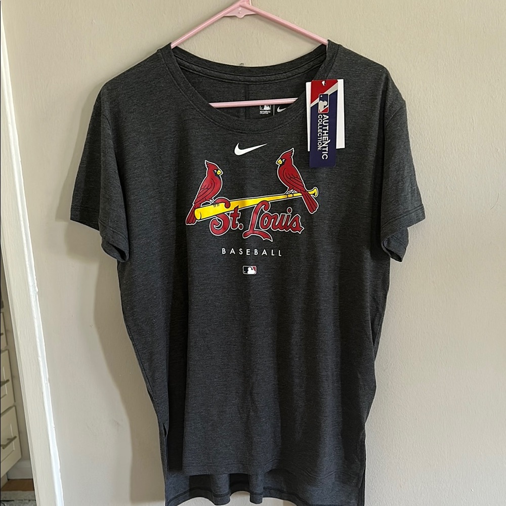 Nike Women’s Gray St. Louis Baseball T-Shirt